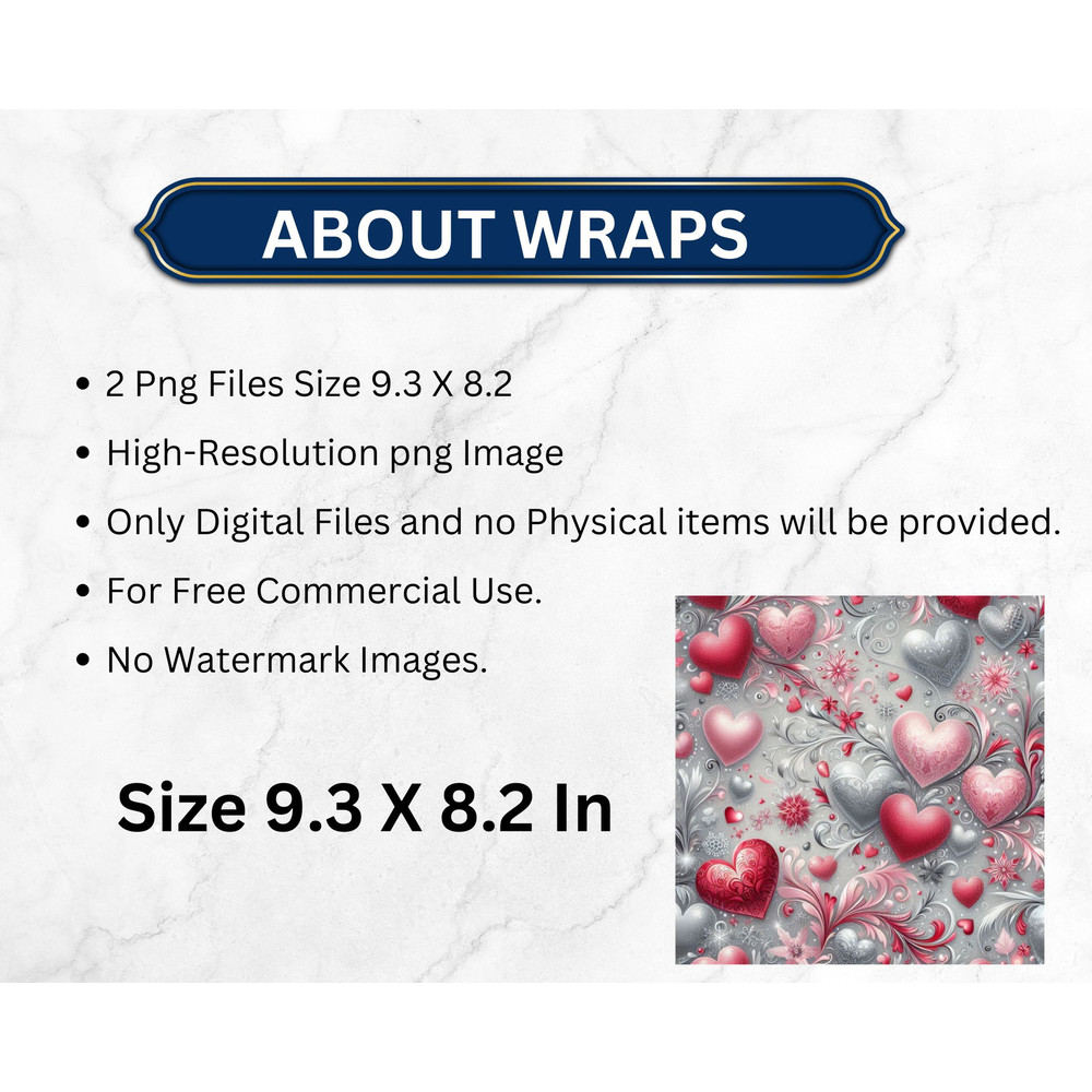 Valentines Day Tumbler Wrap Romantic Glitter Hearts Tumbler Wrap 20oz Skinny Sublimation PNG Valent 1