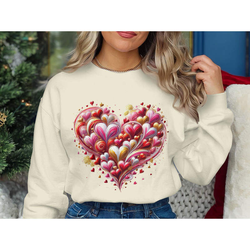 Valentine Heart PNG Romantic Love Clipart Watercolor Heart Sublimation Digital Download 1