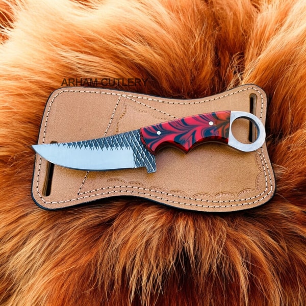 Best Skinning Knife Hand Forged Rasp File Knife | Inspire Uplift