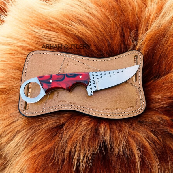 Best Skinning Knife Hand Forged Rasp File Knife | Inspire Uplift