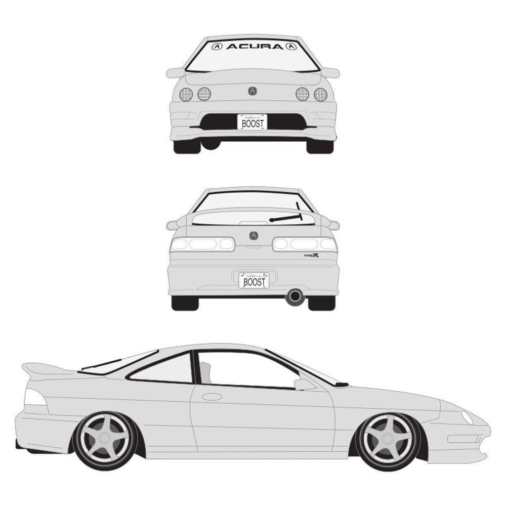 ACURA INTEGRA R Car Blueprint 0