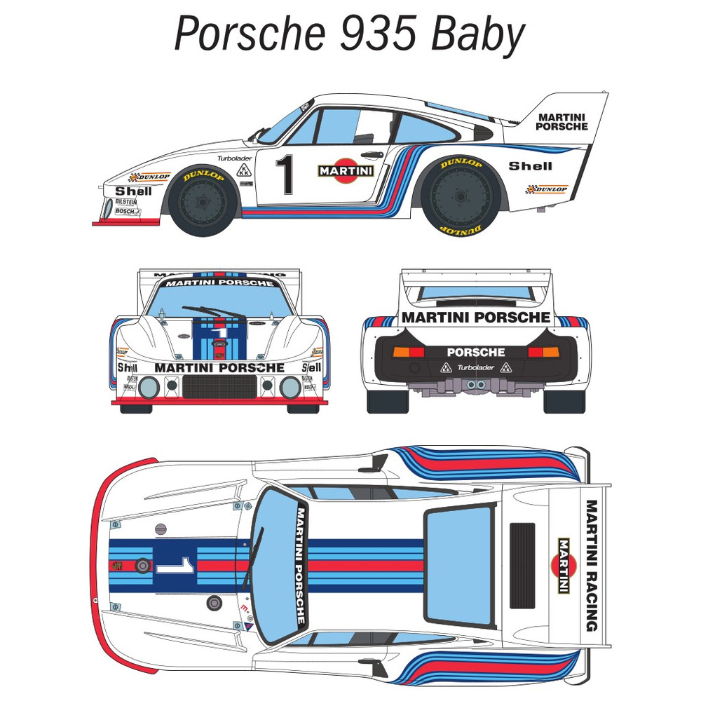 Porsche 935 Baby Car Blueprint 0