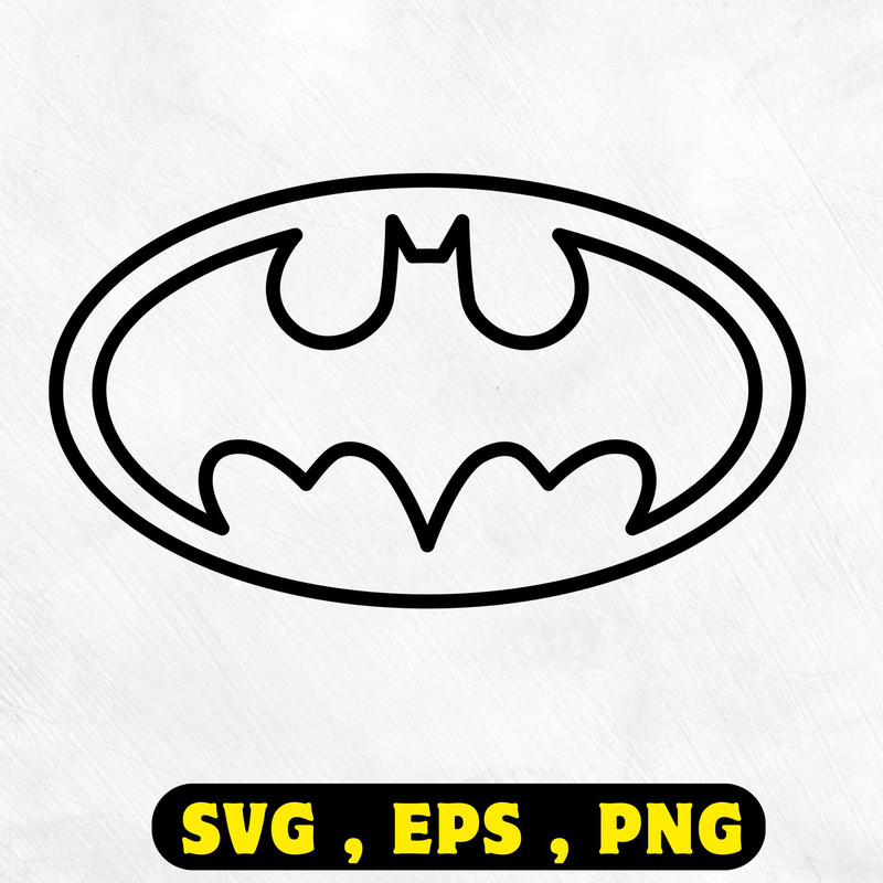 Batman Logo SVG Highquality Batman Symbol SVG for Cricut projects DIY crafts and superhero clip