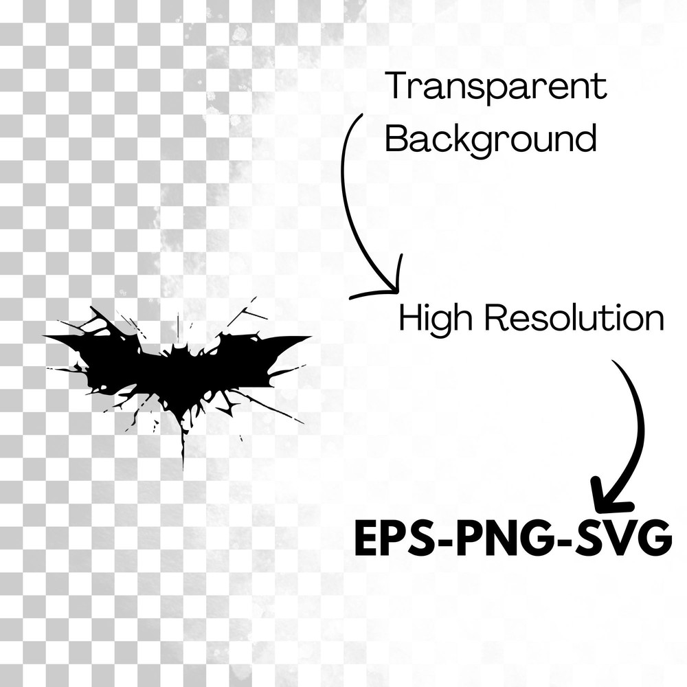 Batman silhouette SVG files superhero clipart for DIY crafts Cricut cutting designs and creative