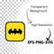 Batman symbol SVG and silhouette designs for Cricut and DIY crafts a musthave superhero clipart