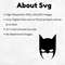 Batman Mask Clipart SVG files for Cricut perfect for DIY crafts superherothemed projects andmask