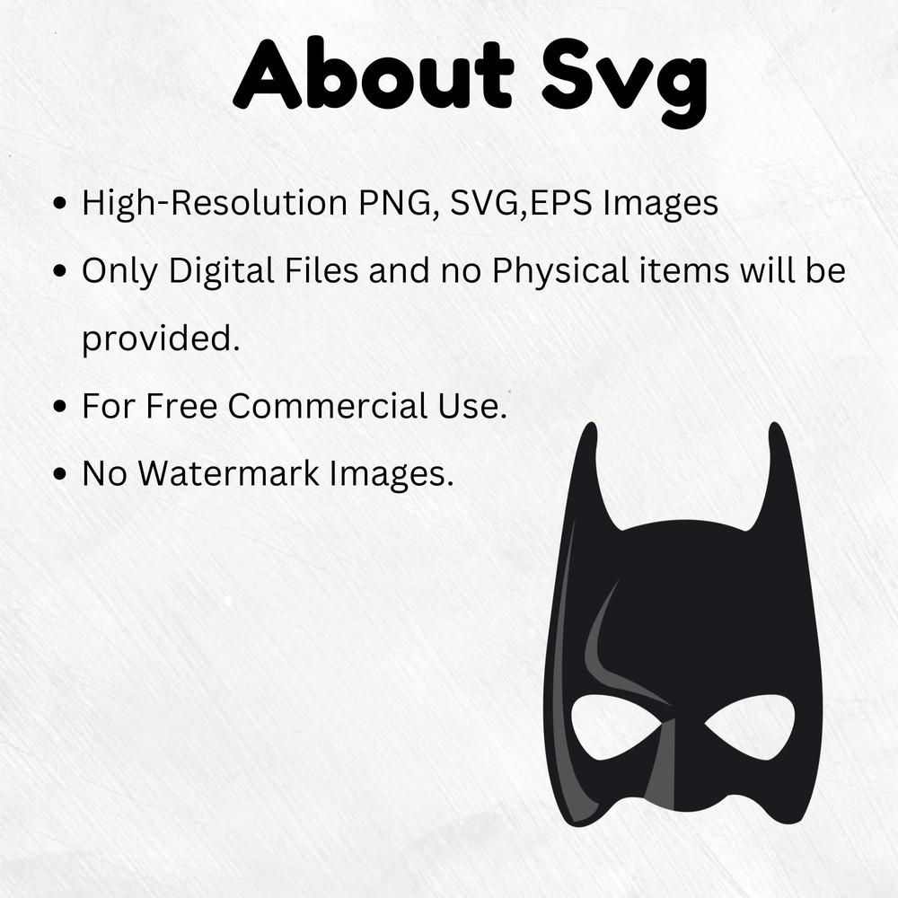 Batman Mask Clipart SVG files for Cricut perfect for DIY crafts superherothemed projects mask