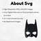 Batman Mask Clipart SVG files for Cricut perfect for DIY crafts superherothemed projects mask