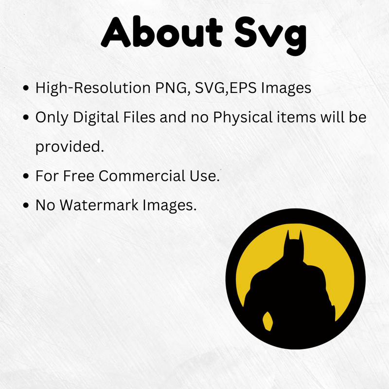 DIY Batman Logo SVG for Cricut Superhero Batman Clipart Design for Crafts and Projects