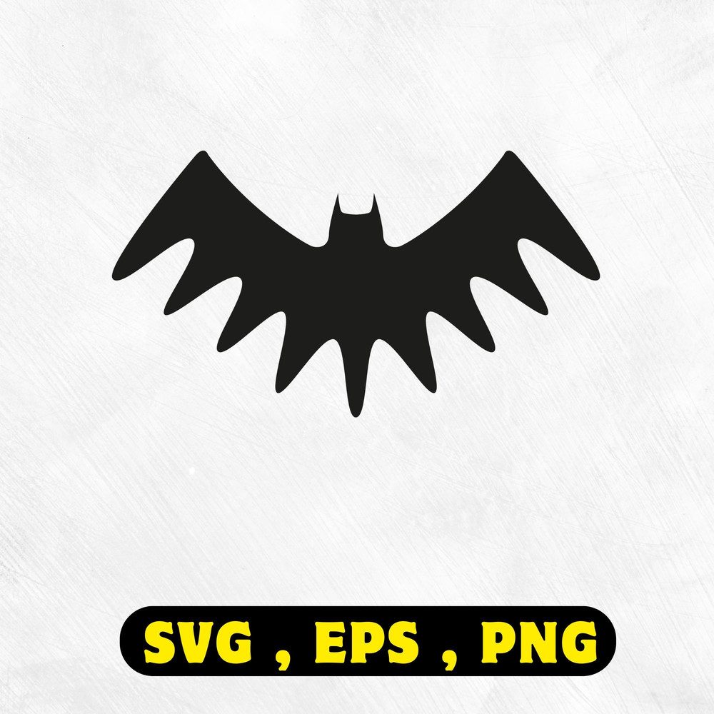 Batman Logo Clipart SVG for Cricut Superhero Design for DIY Projects TShirts Stickers and Vinyl