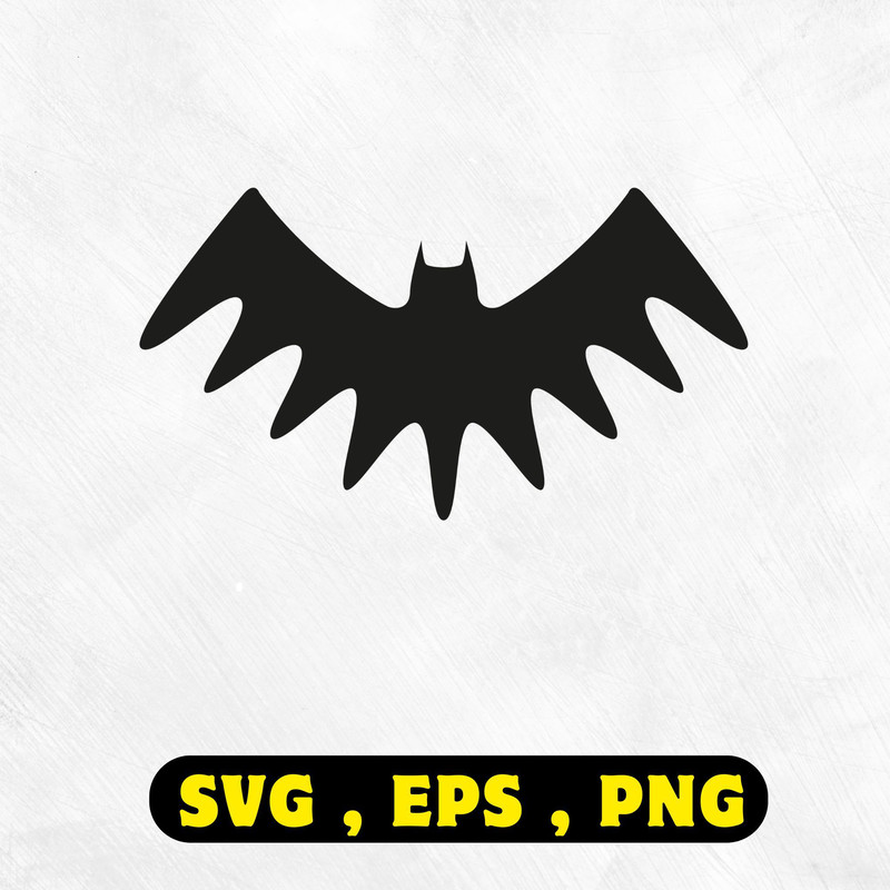 Batman Logo Clipart SVG for Cricut Superhero Design for DIY Projects TShirts Stickers and Vinyl