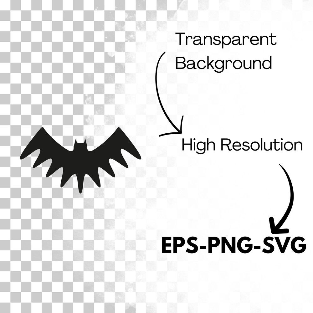 Batman Clipart SVG for Cricut Superhero Bat Logo for DIY Projects Custom Stickers TShirts