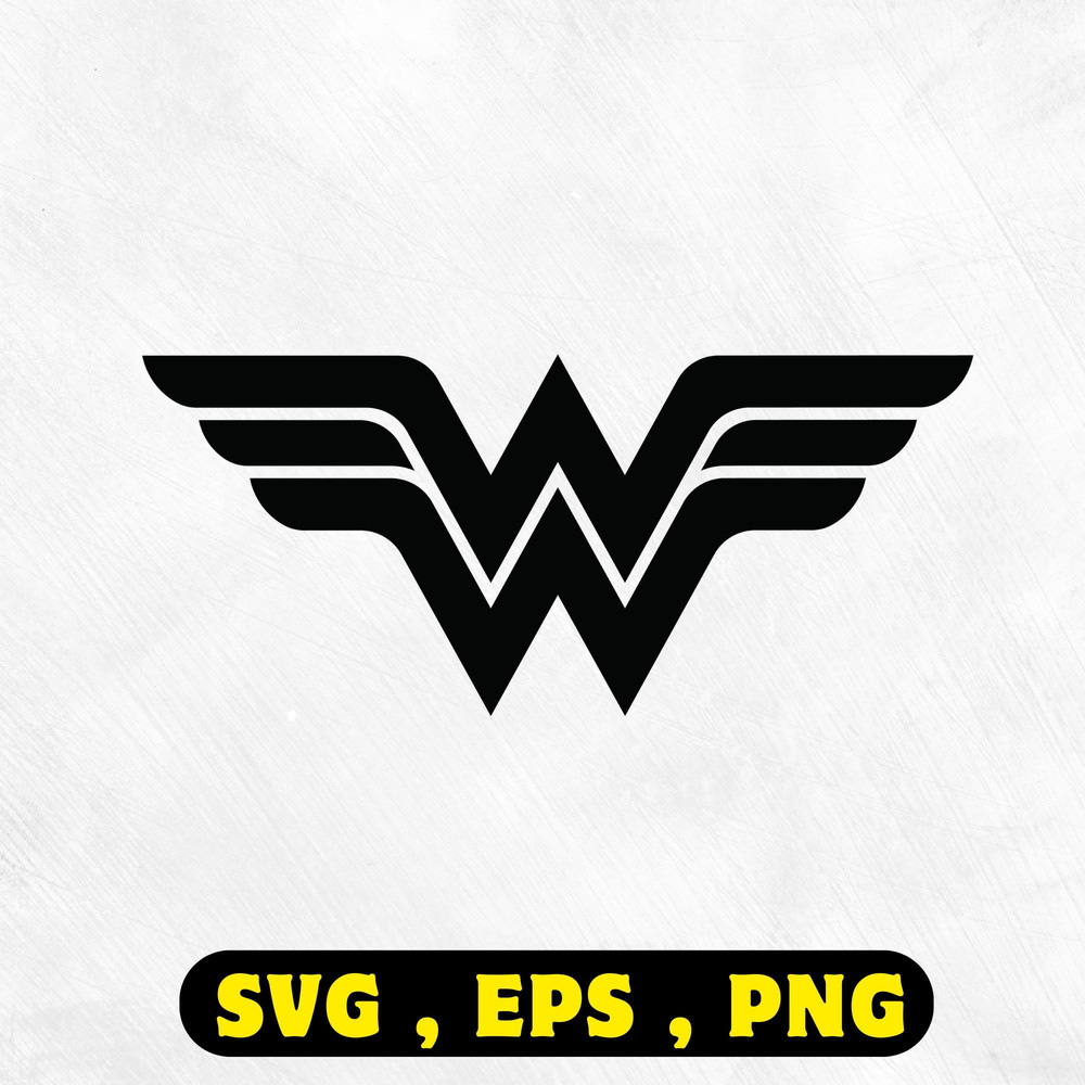 Wonder Woman digital clipart featuring Justice League superhero emblem and Princess Diana design