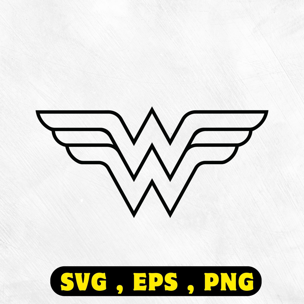 Wonder Woman digital clipart featuring Justice League superhero emblem and printable Princess Diana