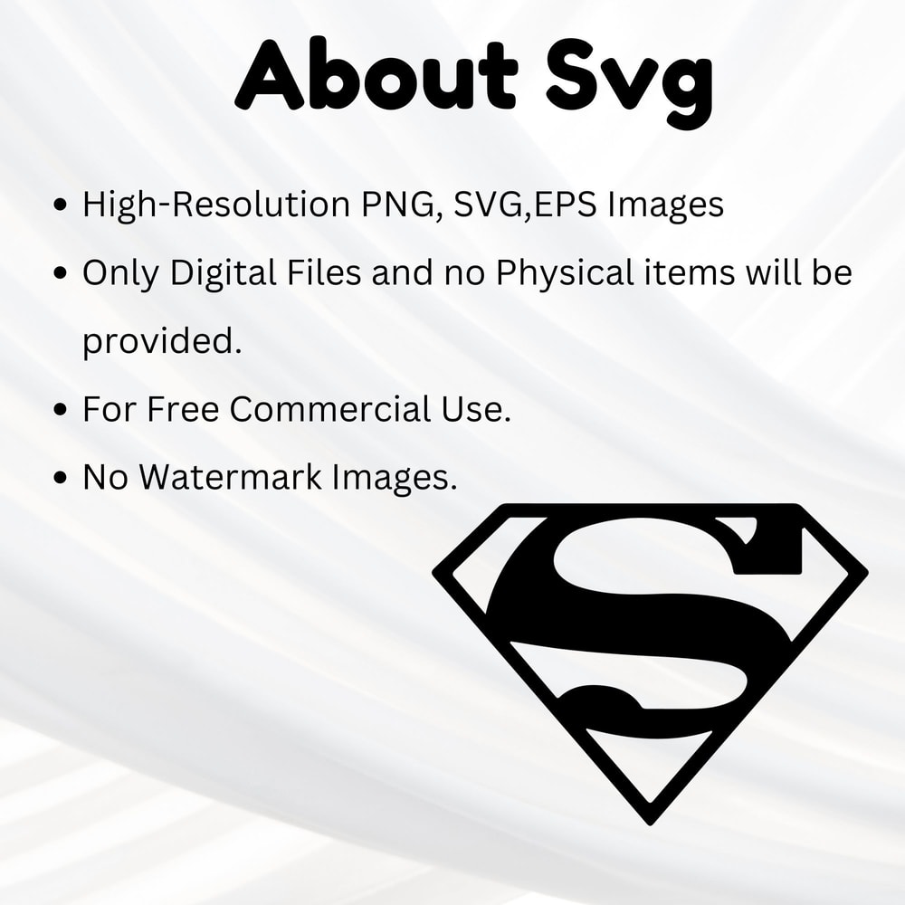 HighQuality Superman Logo SVG for Cricut and Silhouette Perfect for Custom TShirts and Vinyl