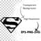 Superman Logo SVG Design Instant Download for Creative TShirt Designs Cricut Crafts and Vinyl