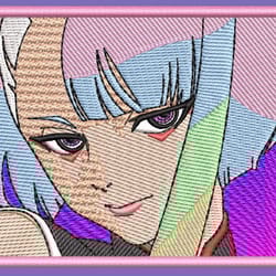 anime embroidery lusy cyberpunk