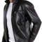 Mens Stand Collar Leather Jacket Motorcycle Lightweight Faux Leather Outwear Best Charismas Gift F 2