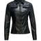 Faux Leather Button Front Jacket Stylish Long Sleeve Leather Jacket For Spring  Fall Womens Clothin 2