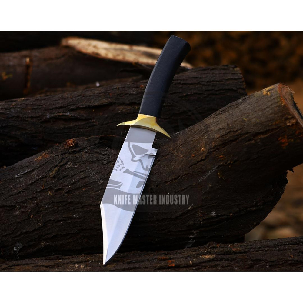 Fancy Custom Handmade Stainless Steel Hand Forged Hunting KnifeFixed Blade Handcrafted Knife With S 3