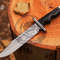Handcrafted Stainless D2 Steel Hand Forged Hunting KnifeFixed Blade Handcrafted Knife With Sheath 2