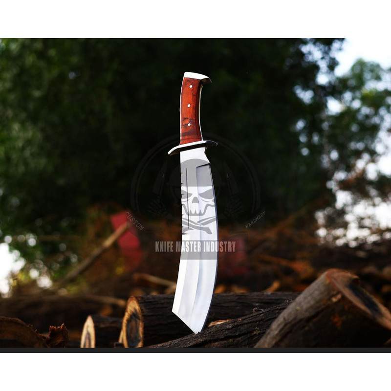 20 Handmade Stainless Steel Hand Forged Bushcraft Bowie KnifeFixed Blade Handcrafted Knife With She 0