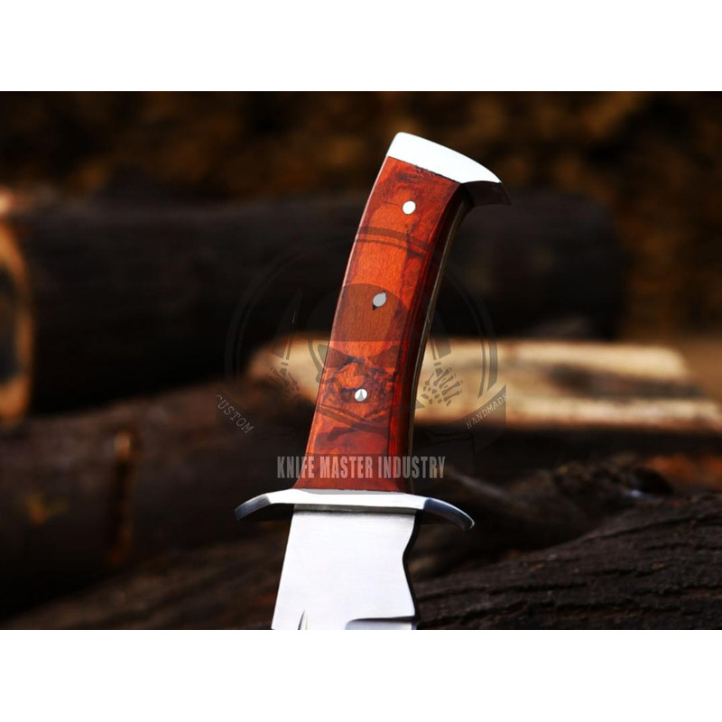 20 Handmade Stainless Steel Hand Forged Bushcraft Bowie KnifeFixed Blade Handcrafted Knife With She 3