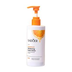 sadoer vitamin c body lotion cream moisturizing exfoliating leg arm back body skin care cream