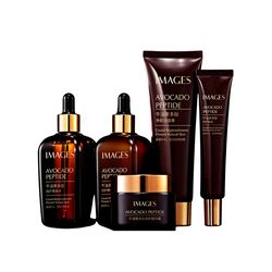 5pcs/set picture avocado skin care set face moisturizer face cream serum face cleanser eye cream