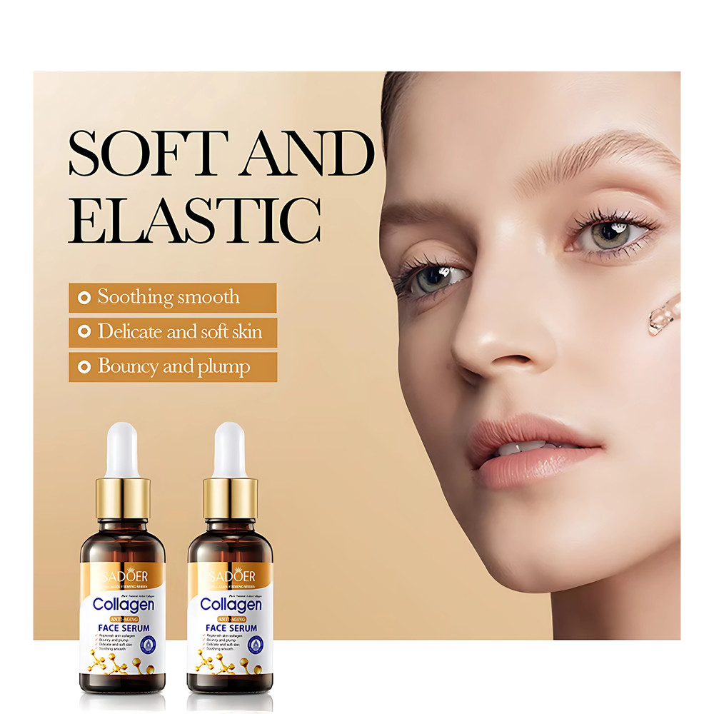 3pcs Collagen Facial Serum Skincare Facial Essence Firming Liquid Moisturizing Skincare Facial Seru 1