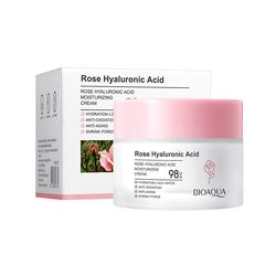 bioaqua rose hyaluronic acid face cream skin care face firming cream moisturizing brightening face cream