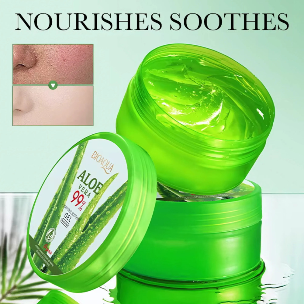 300g BIOAQUA Moisturizing And Soothing Aloe Vera Gel Cream Skin Rejuvenating Hydrating Face Cream B 4