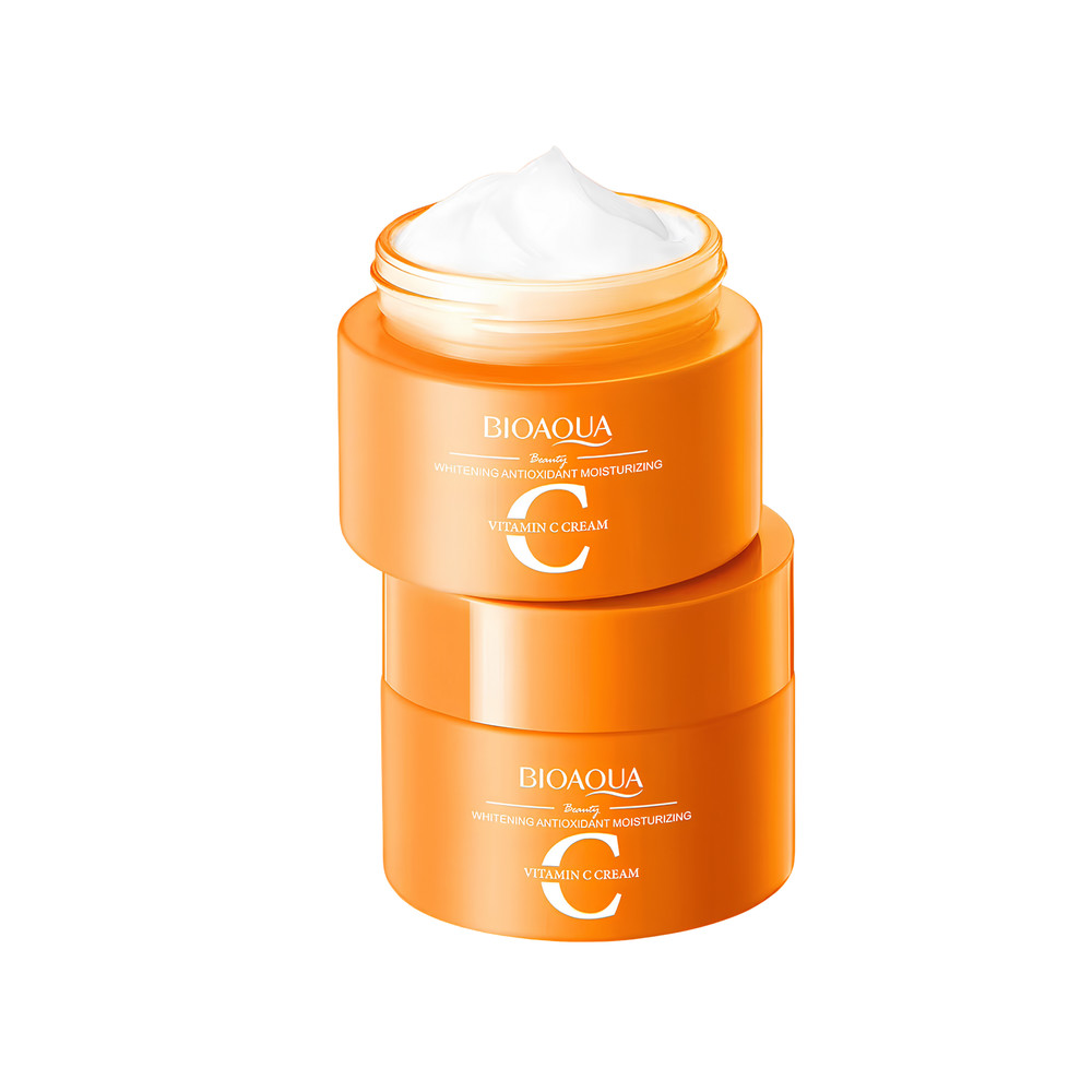 BIOAQUA Hyaluronic Acid Vitamin C Face Cream Facial Skin Care Soothing Moisturizer Hydrating Firmin 0