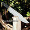 Rambo Knife Handmade D2 Steel Blade Hunting Bowie Knife  Wood Handle  Christmas Anniversary New Yea 2