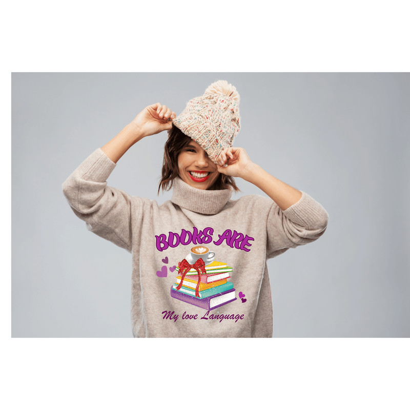 Valentine Book Lover PngBooks Are My Love Language PngBookish PngRetro Bookworm Png Sublimation Tsh 3