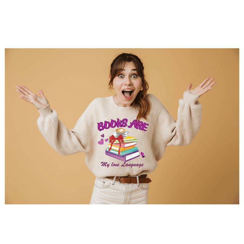 Valentine Book Lover PngBooks Are My Love Language PngBookish PngRetro Bookworm Png Sublimation Tsh 4