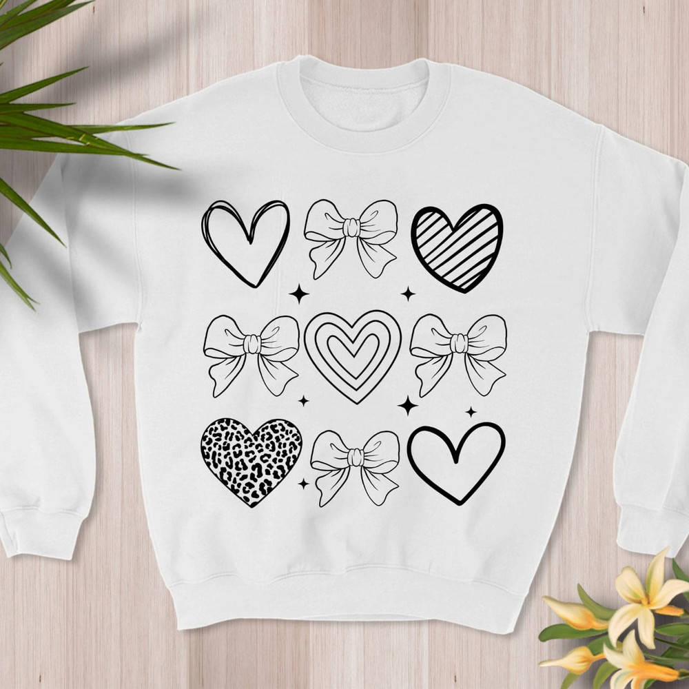 Valentine Coquette Heart Png Valentines Day Coquette Png Valentine Bow Png XoXo Png Valentine Shirt 3