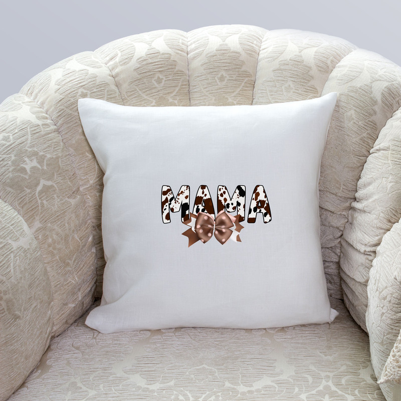 Western Cowgirl Mama Png Leather Suede Bow Png Howdy Mom Brown Cowhide Bow Png Western Mama Bow Png 10