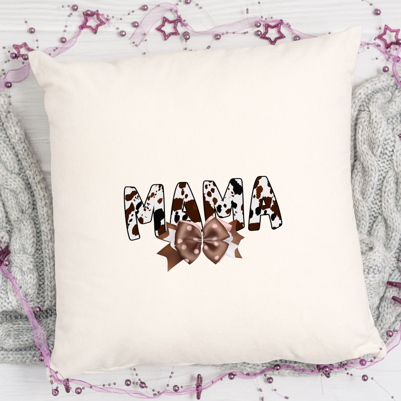 Western Cowgirl Mama Png Leather Suede Bow Png Howdy Mom Brown Cowhide Bow Png Western Mama Bow Png 12