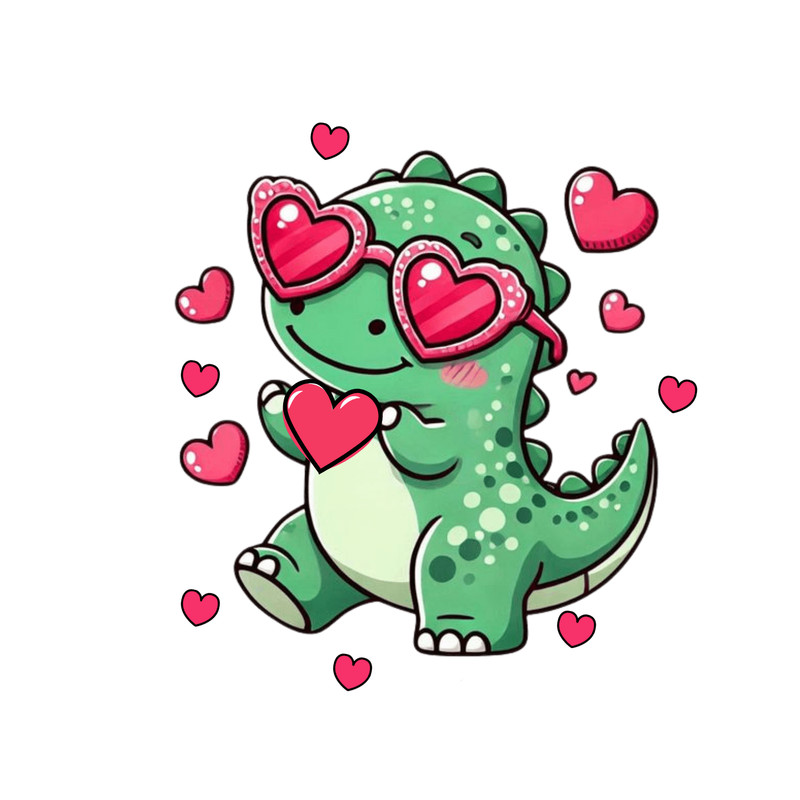 Valentines Day TRex Png Dino Love Png TRex Valentine Png Valentine Dino Png Dinosaur Love Png Sweet 9