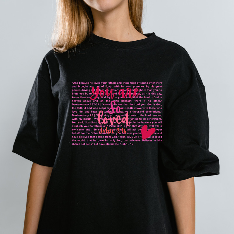 You Are So Loved Valentines Heart PNG SVG Christian PNG Valentine Jesus Love Png Svg Bible Verse Pn 5