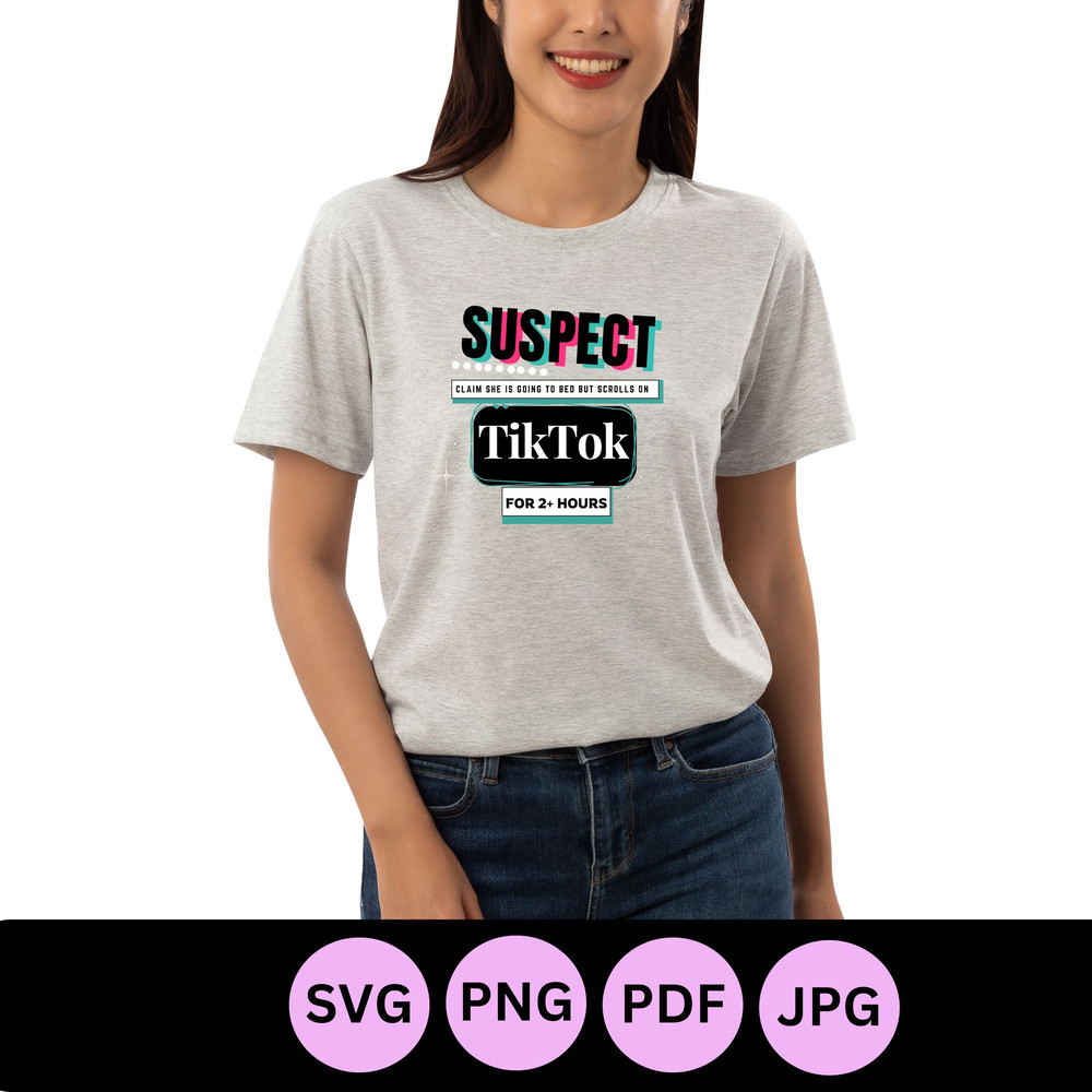 Trending Suspect Claims She Is Going To Bed But Scrolls Tiktok For Two Plus Hours Png Trendy Design 5