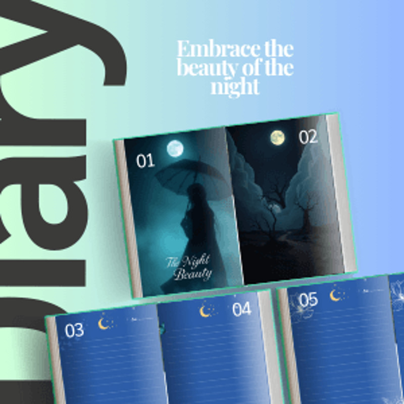 Diary For Deep Reflections Dream Journaling And Nighttime Inspirations  Perfect For Unwinding And S 2