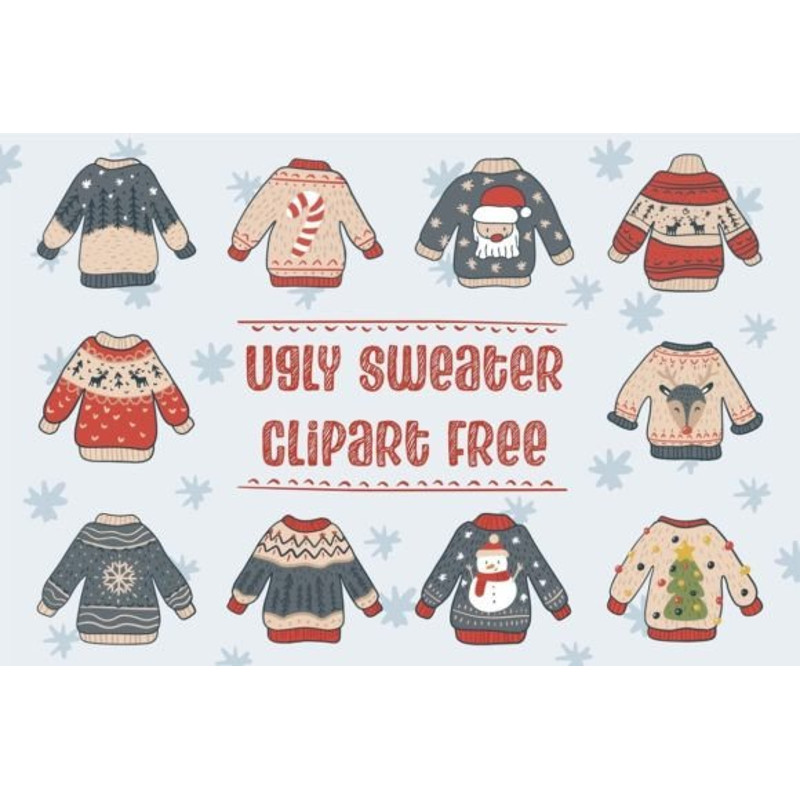 Ugly Sweater Clipart 0