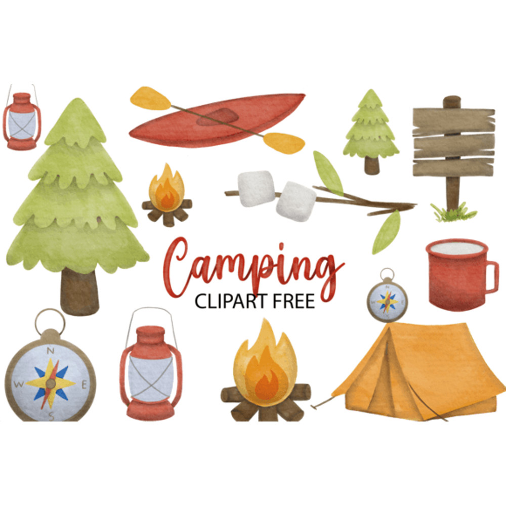 Camping Clipart 0