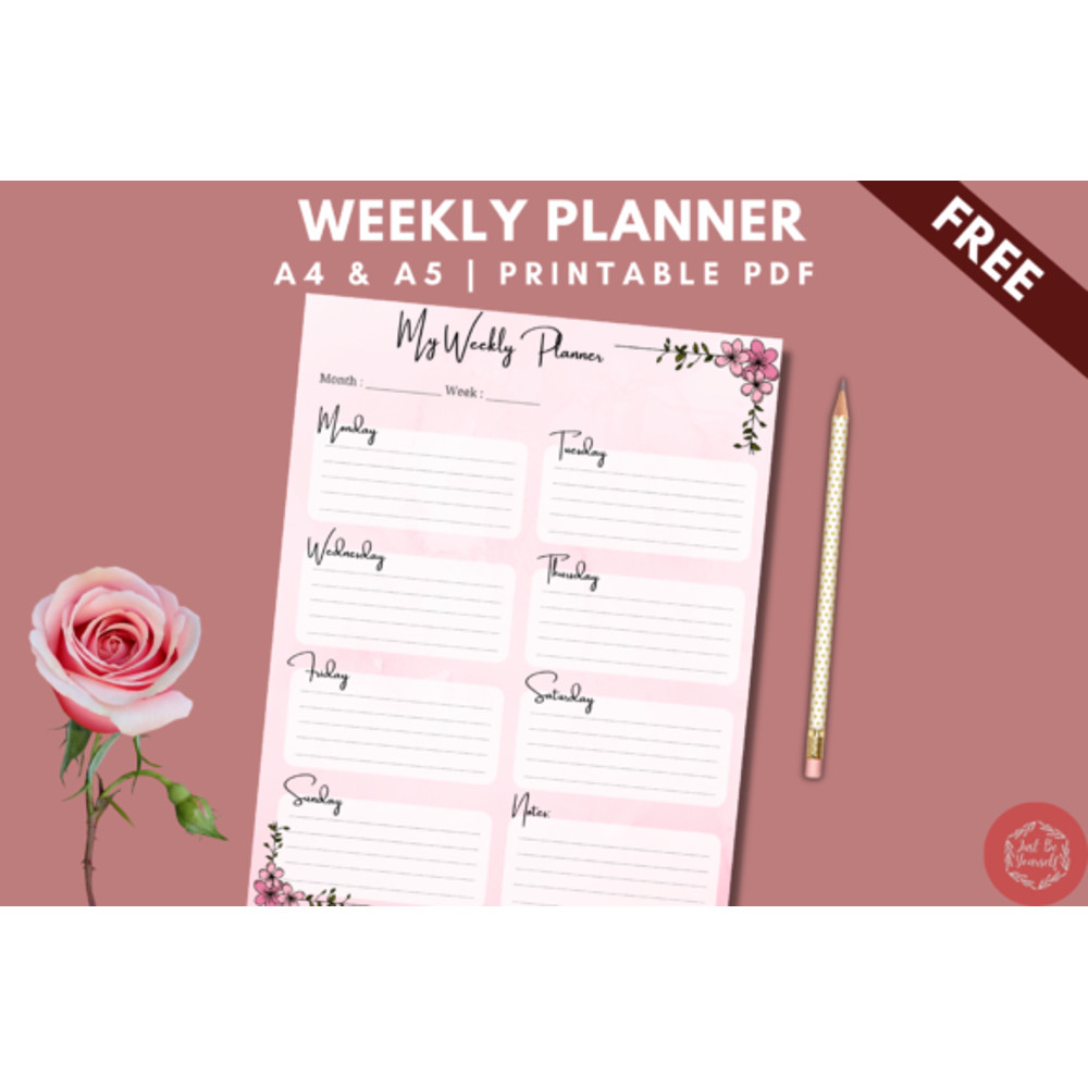 Weekly Planner Printable 0