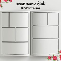 blank comic book