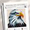 Eagle Foundation Paper Piecing Pattern Quilt Pattern Bald Eagle Design Patchwork Sewing Pattern For