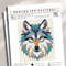 Wolf Foundation Paper Piecing Pattern Quilt Pattern Wolf Design Patchwork Sewing Pattern For Wolf A