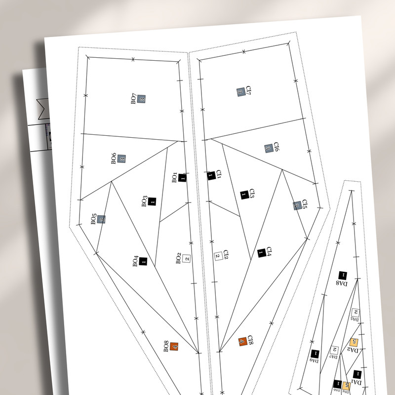 Tiger Quilt Pattern Quilt Pattern Tiger Design Patchwork Sewing Pattern For Tiger Animal Patchwork